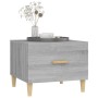 Mesa de centro madera contrachapada gris Sonoma 50x50x40 cm de vidaXL, Mesas de centro - Ref: Foro24-817533, Precio: 37,41 €,...