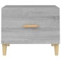 Mesa de centro madera contrachapada gris Sonoma 50x50x40 cm de vidaXL, Mesas de centro - Ref: Foro24-817533, Precio: 37,41 €,...