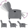 Sillón reclinable de tela gris claro en Sillones | Comprar online en Foru.es