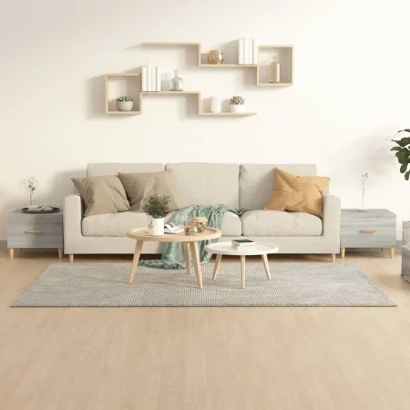 Coffee tables 2 units Sonoma gray engineered wood 50x50x40 cm by vidaXL, Coffee table - Ref: Foro24-817534, Price: 61,86 €, D...