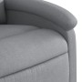 Sillón reclinable de tela gris claro en Sillones | Comprar online en Foru.es
