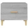 Mesas de centro 2 uds madera ingeniería gris Sonoma 50x50x40 cm de vidaXL, Mesas de centro - Ref: Foro24-817534, Precio: 61,8...
