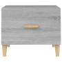 Mesas de centro 2 uds madera ingeniería gris Sonoma 50x50x40 cm de vidaXL, Mesas de centro - Ref: Foro24-817534, Precio: 62,3...