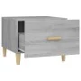 Mesas de centro 2 uds madera ingeniería gris Sonoma 50x50x40 cm de vidaXL, Mesas de centro - Ref: Foro24-817534, Precio: 61,8...