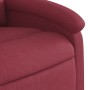Sillón reclinable de tela rojo tinto en Sillones | Comprar online en Foru.es