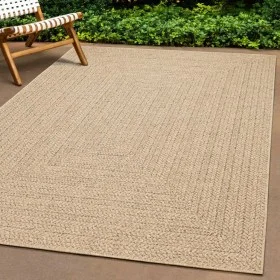 Alfombra ZIZUR apariencia de yute interior y exterior 120x170cm de vidaXL, Alfombras - Ref: Foro24-364831, Precio: 58,24 €, D...