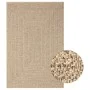 Alfombra ZIZUR apariencia de yute interior y exterior 120x170cm de vidaXL, Alfombras - Ref: Foro24-364831, Precio: 58,24 €, D...