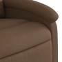 Sillón reclinable de tela marrón en Sillones | Comprar online en Foru.es