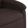 Sillón reclinable de tela marrón oscuro en Sillones | Comprar online en Foru.es