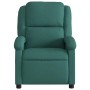 Sillón reclinable de tela verde oscuro en Sillones | Comprar online en Foru.es