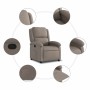 Sillón reclinable de tela gris taupe en Sillones | Comprar online en Foru.es