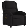 Sillón reclinable de masaje de tela negro en Sillones | Comprar online en Foru.es