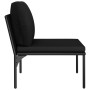 Juego de muebles de jardín 5 piezas con cojines PVC negro de vidaXL, Conjuntos de jardín - Ref: Foro24-48590, Precio: 269,36 ...