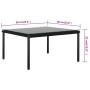 Juego de muebles de jardín 5 piezas con cojines PVC negro de vidaXL, Conjuntos de jardín - Ref: Foro24-48590, Precio: 269,36 ...