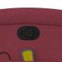 Sillón de masaje reclinable de tela color vino tinto en Sillones | Comprar online en Foru.es
