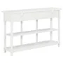 Mesa consola madera de ingeniería blanca 110x30x76 cm de vidaXL, Mesas consola - Ref: Foro24-355222, Precio: 151,70 €, Descue...