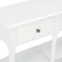 Mesa consola madera de ingeniería blanca 110x30x76 cm de vidaXL, Mesas consola - Ref: Foro24-355222, Precio: 151,70 €, Descue...