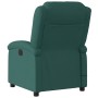 Sillón de masaje reclinable de tela verde oscuro en Sillones | Comprar online en Foru.es