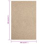 Alfombra ZIZUR apariencia de yute interior y exterior 200x290cm de vidaXL, Alfombras - Ref: Foro24-364842, Precio: 131,22 €, ...