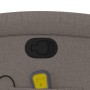 Sillón de masaje reclinable de tela gris taupé en Sillones | Comprar online en Foru.es