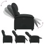 Sillón reclinable de piel sintética negra en Sillones | Comprar online en Foru.es