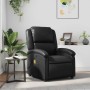 Sillón de masaje reclinable cuero sintético negro en Sillones | Comprar online en Foru.es