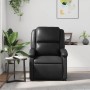 Sillón de masaje reclinable cuero sintético negro en Sillones | Comprar online en Foru.es