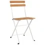 Sillas cafetería plegables 6 uds acero y madera maciza acacia de vidaXL, Sillas de jardín - Ref: Foro24-3152108, Precio: 208,...