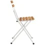 Sillas cafetería plegables 6 uds acero y madera maciza acacia de vidaXL, Sillas de jardín - Ref: Foro24-3152108, Precio: 208,...