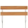 Klappbare Cafeteriastühle 6 Einheiten aus Stahl und massivem Akazienholz von vidaXL, Gartenstühle - Ref: Foro24-3152108, Prei...