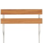 Sillas cafetería plegables 6 uds acero y madera maciza acacia de vidaXL, Sillas de jardín - Ref: Foro24-3152108, Precio: 210,...