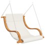 Columpio con cojín y toldo madera maciza de abeto de vidaXL, Balancines de jardín - Ref: Foro24-3200629, Precio: 324,86 €, De...