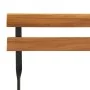 Muebles cafetería plegables 5 pzas madera maciza acacia y acero de vidaXL, Conjuntos de jardín - Ref: Foro24-3152098, Precio:...