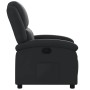 Sillón reclinable de cuero auténtico negro en Sillones | Comprar online en Foru.es