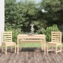 Juego de comedor de jardín 4 piezas madera maciza de pino de vidaXL, Conjuntos de jardín - Ref: Foro24-3154701, Precio: 231,3...
