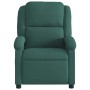 Sillón reclinable de terciopelo verde oscuro en Sillones | Comprar online en Foru.es