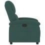 Sillón reclinable de terciopelo verde oscuro en Sillones | Comprar online en Foru.es