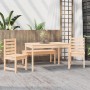 Juego de comedor de jardín 4 piezas madera maciza de pino de vidaXL, Conjuntos de jardín - Ref: Foro24-3154701, Precio: 231,3...