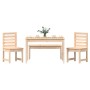 Juego de comedor de jardín 4 piezas madera maciza de pino de vidaXL, Conjuntos de jardín - Ref: Foro24-3154701, Precio: 231,3...