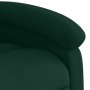 Sillón reclinable de terciopelo verde oscuro en Sillones | Comprar online en Foru.es