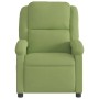 Sillón reclinable de terciopelo verde claro en Sillones | Comprar online en Foru.es