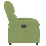 Sillón reclinable de terciopelo verde claro en Sillones | Comprar online en Foru.es