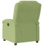 Sillón reclinable de terciopelo verde claro en Sillones | Comprar online en Foru.es