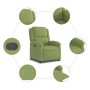 Sillón reclinable de terciopelo verde claro en Sillones | Comprar online en Foru.es