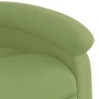 Sillón reclinable de terciopelo verde claro en Sillones | Comprar online en Foru.es