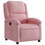 Sillón reclinable de terciopelo rosa en Sillones | Comprar online en Foru.es