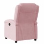 Sillón reclinable de terciopelo rosa en Sillones | Comprar online en Foru.es