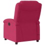 Sillón reclinable de terciopelo rojo tinto en Sillones | Comprar online en Foru.es