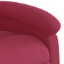 Sillón reclinable de terciopelo rojo tinto en Sillones | Comprar online en Foru.es