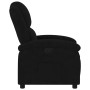Sillón reclinable de terciopelo negro en Sillones | Comprar online en Foru.es